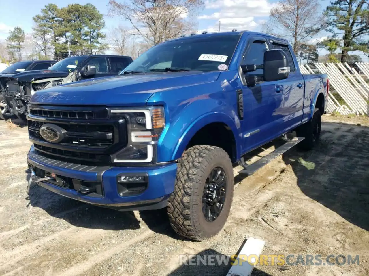 1 Photograph of a damaged car 1FT8W3BT8NEC84191 FORD F350 2022