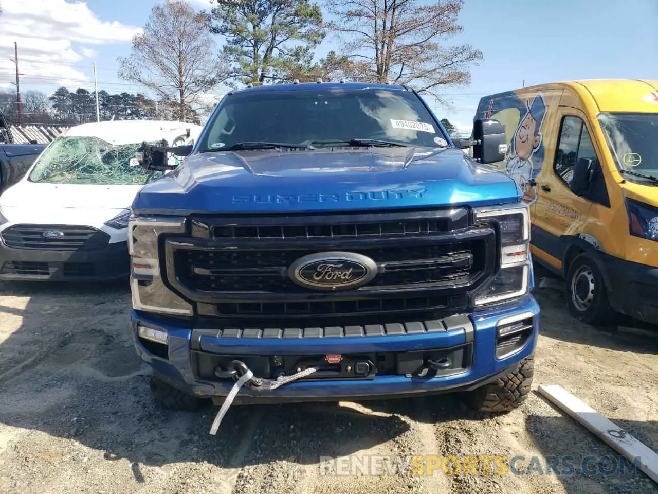 5 Photograph of a damaged car 1FT8W3BT8NEC84191 FORD F350 2022