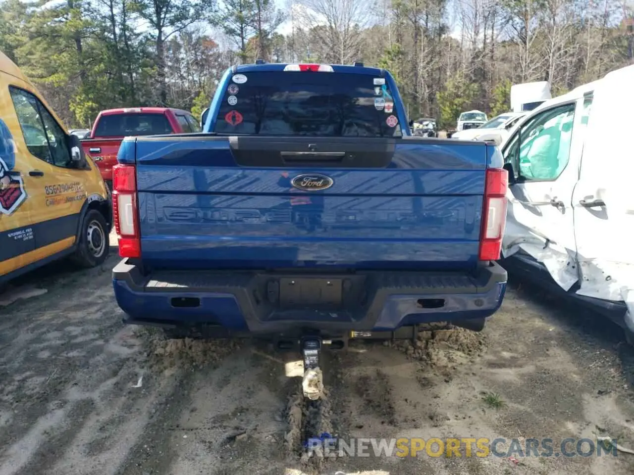 6 Photograph of a damaged car 1FT8W3BT8NEC84191 FORD F350 2022