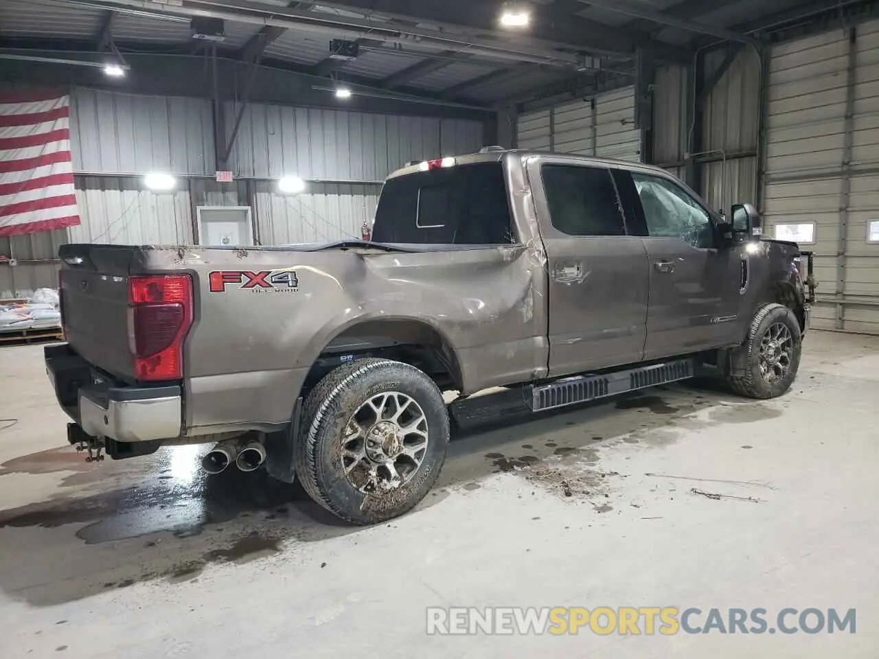 3 Photograph of a damaged car 1FT8W3BTXNEC45165 FORD F350 2022