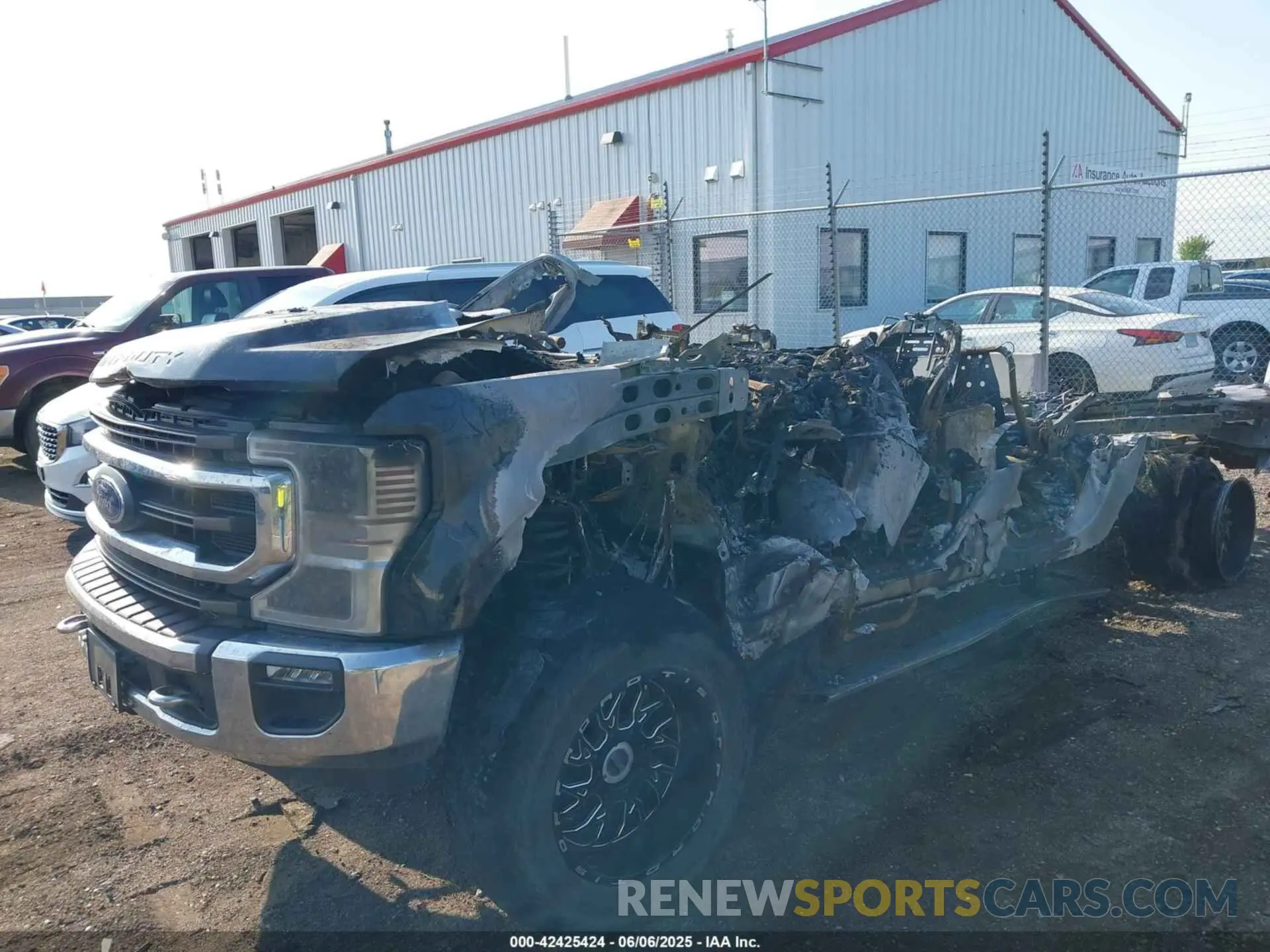 2 Photograph of a damaged car 1FT8W3BTXNED40762 FORD F350 2022