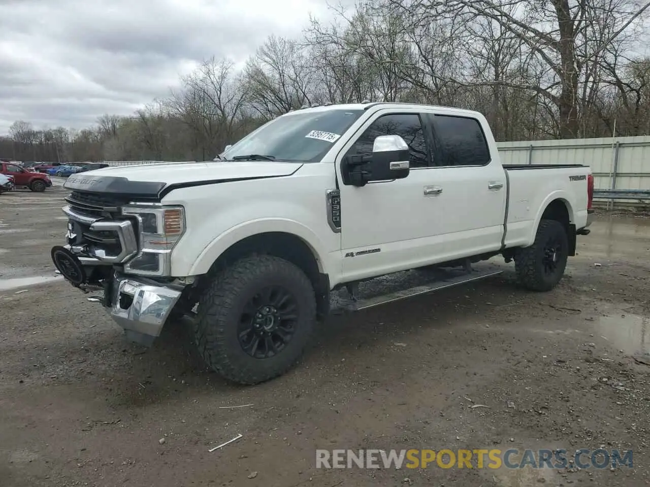 1 Photograph of a damaged car 1FT8W3BTXNEF77994 FORD F350 2022