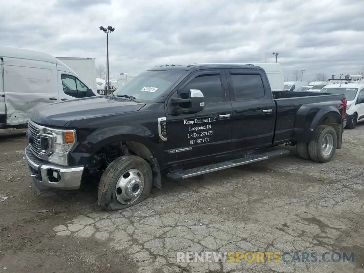 1 Photograph of a damaged car 1FT8W3DT2NED30837 FORD F350 2022