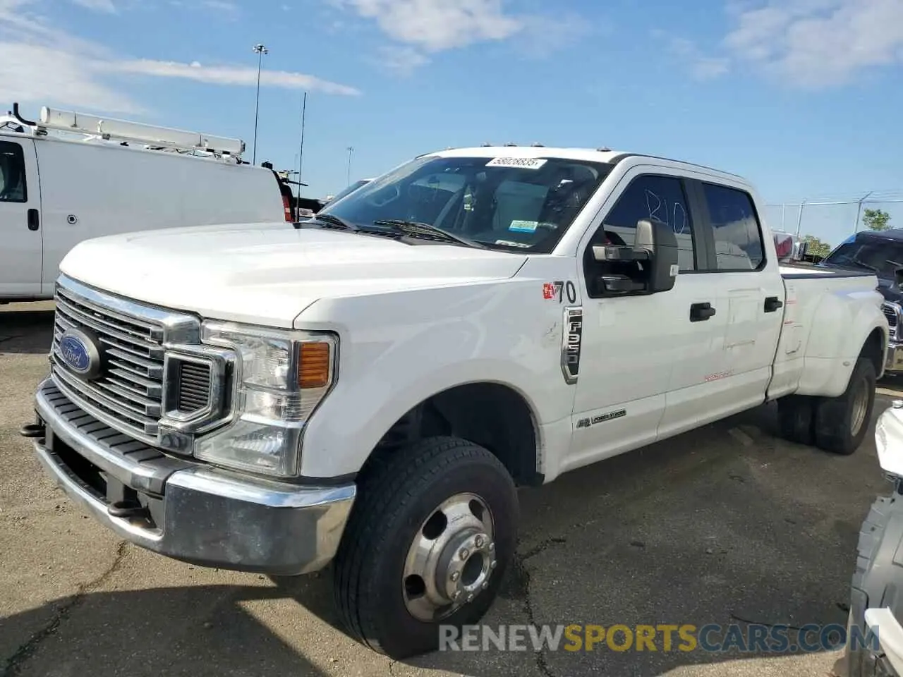 1 Photograph of a damaged car 1FT8W3DT4NEC08027 FORD F350 2022