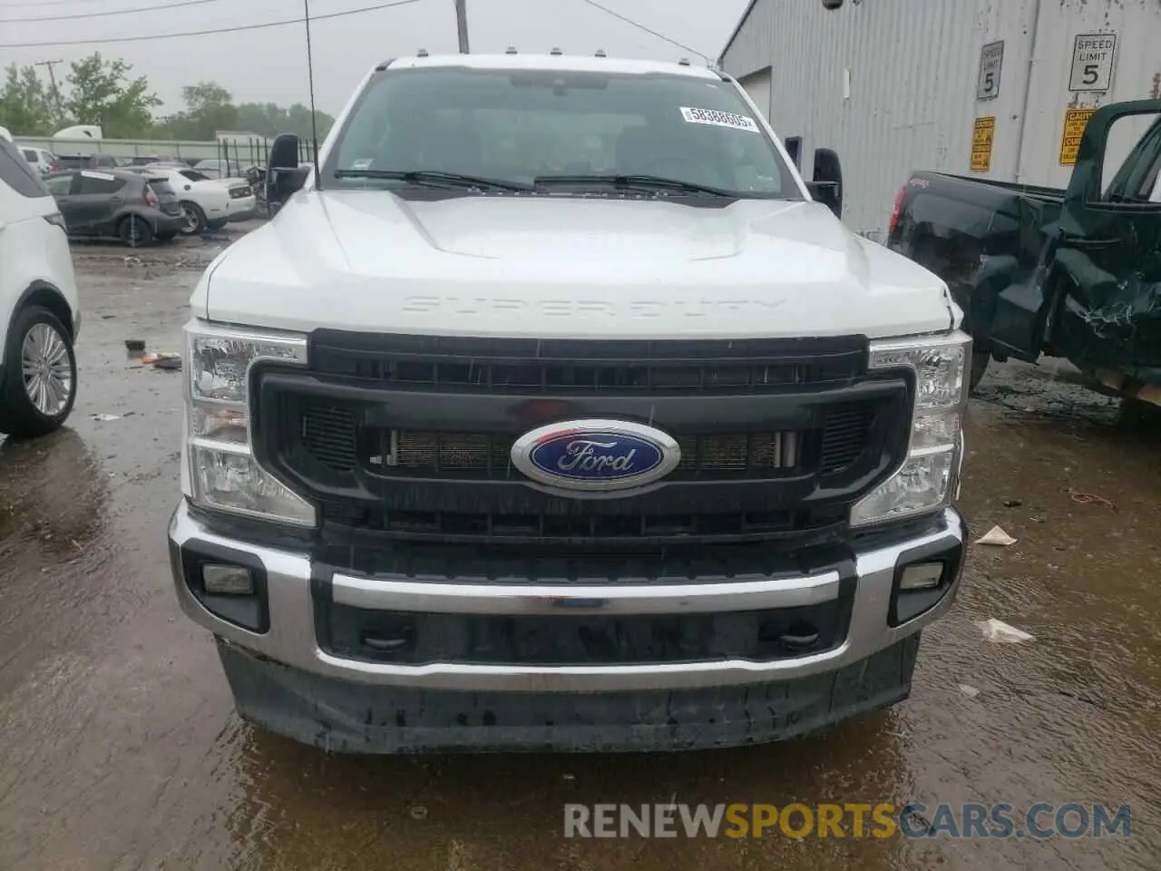 5 Photograph of a damaged car 1FT8W3DT9NEC54131 FORD F350 2022