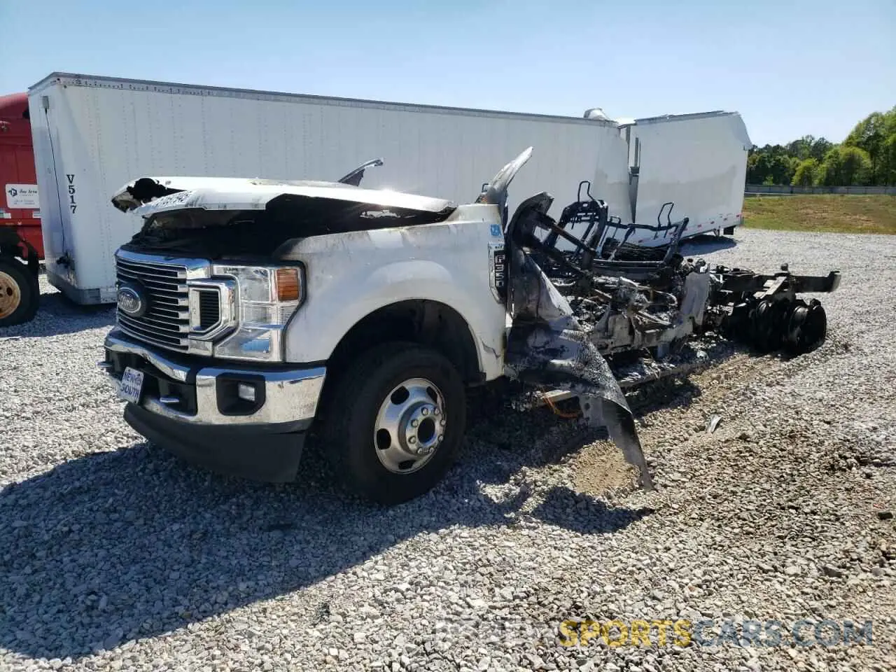 1 Photograph of a damaged car 1FT8W3DT9NEC55408 FORD F350 2022