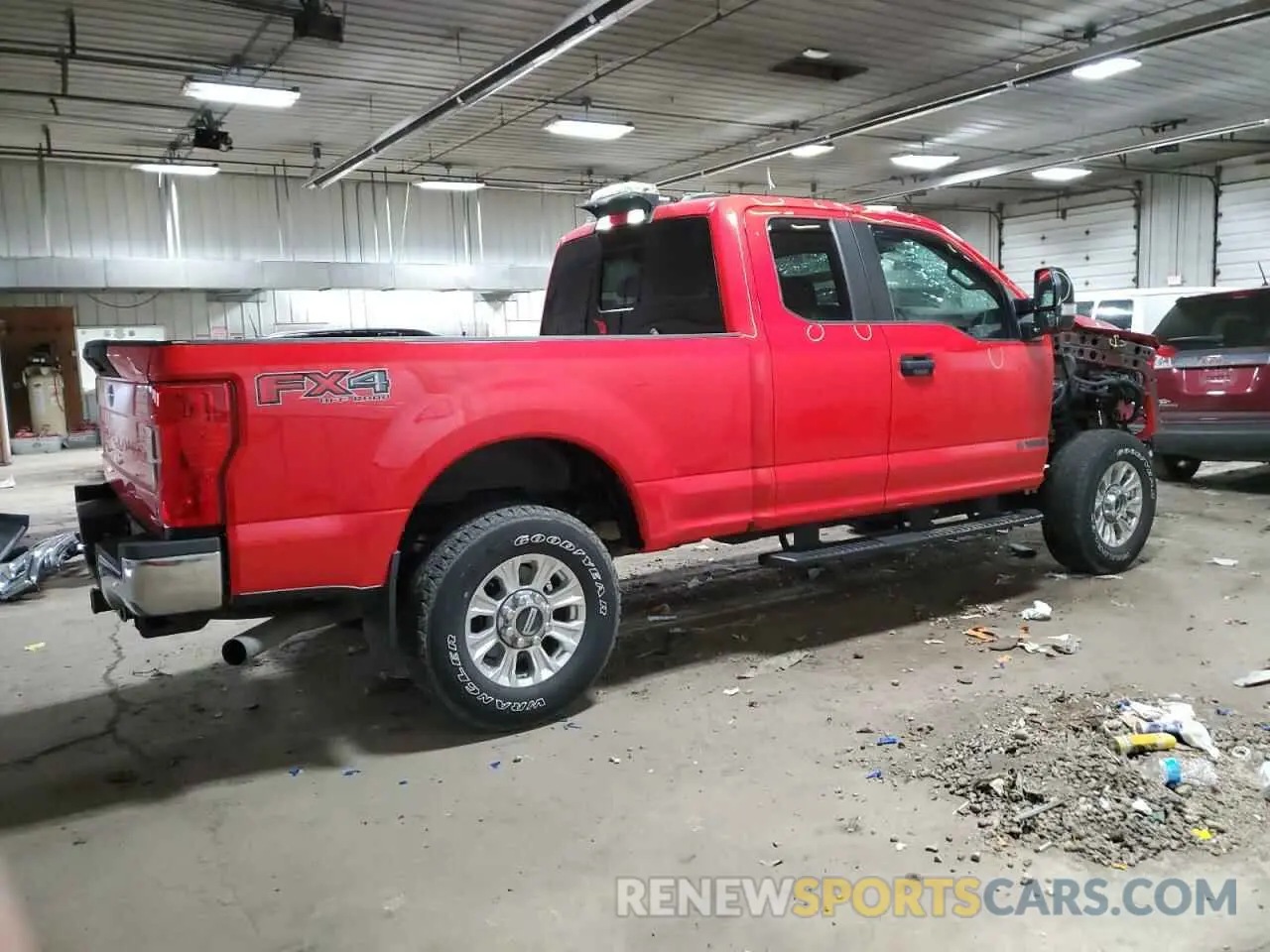 3 Photograph of a damaged car 1FT8X3BN8NEC07304 FORD F350 2022
