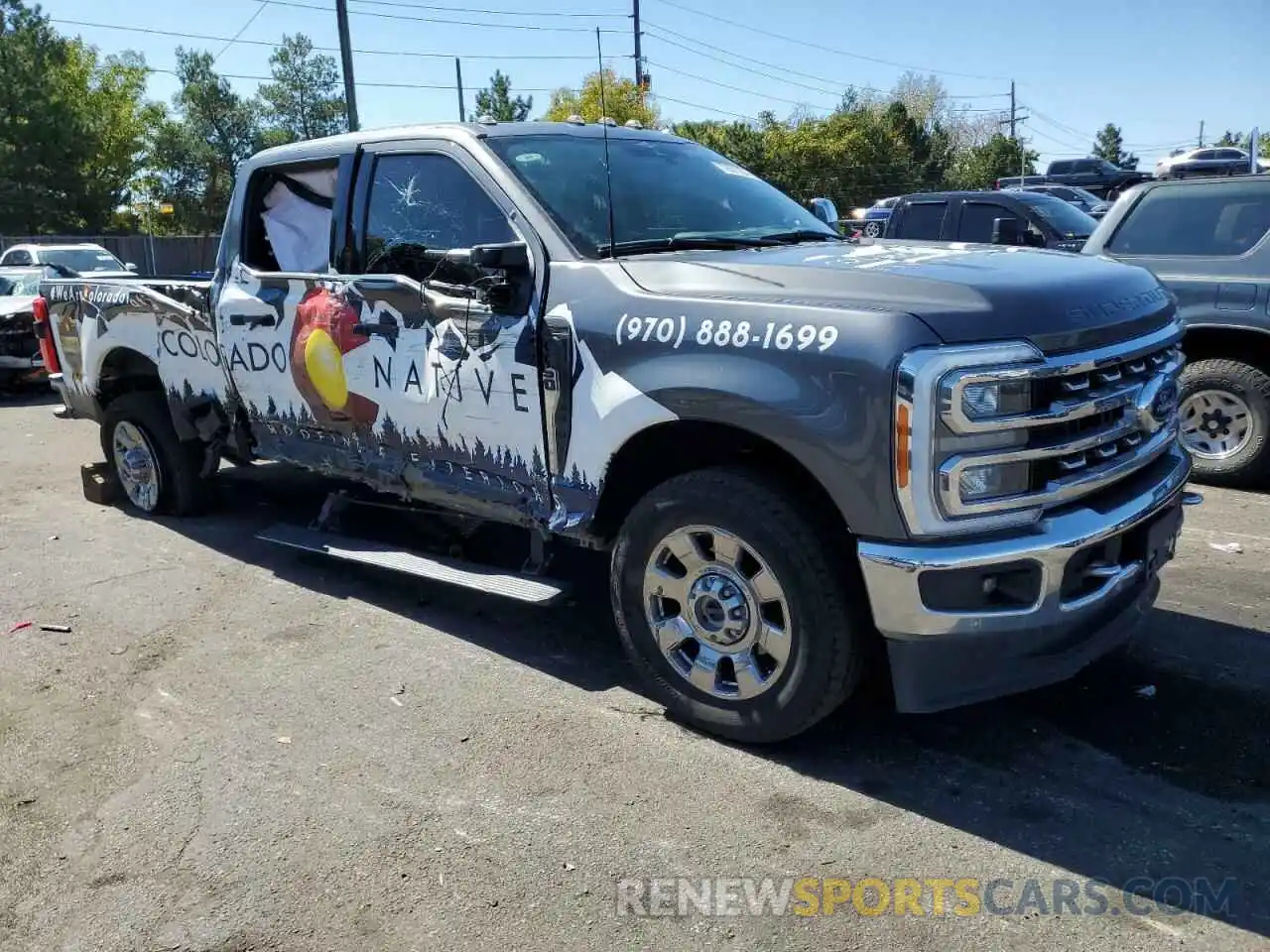 4 Photograph of a damaged car 1FT8W3BM0PEC08475 FORD F350 2023