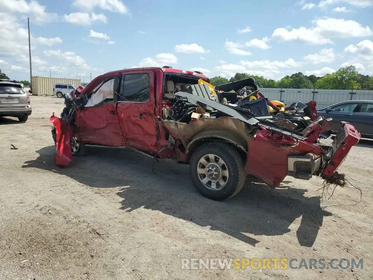 2 Photograph of a damaged car 1FT8W3BT3PEE19600 FORD F350 2023