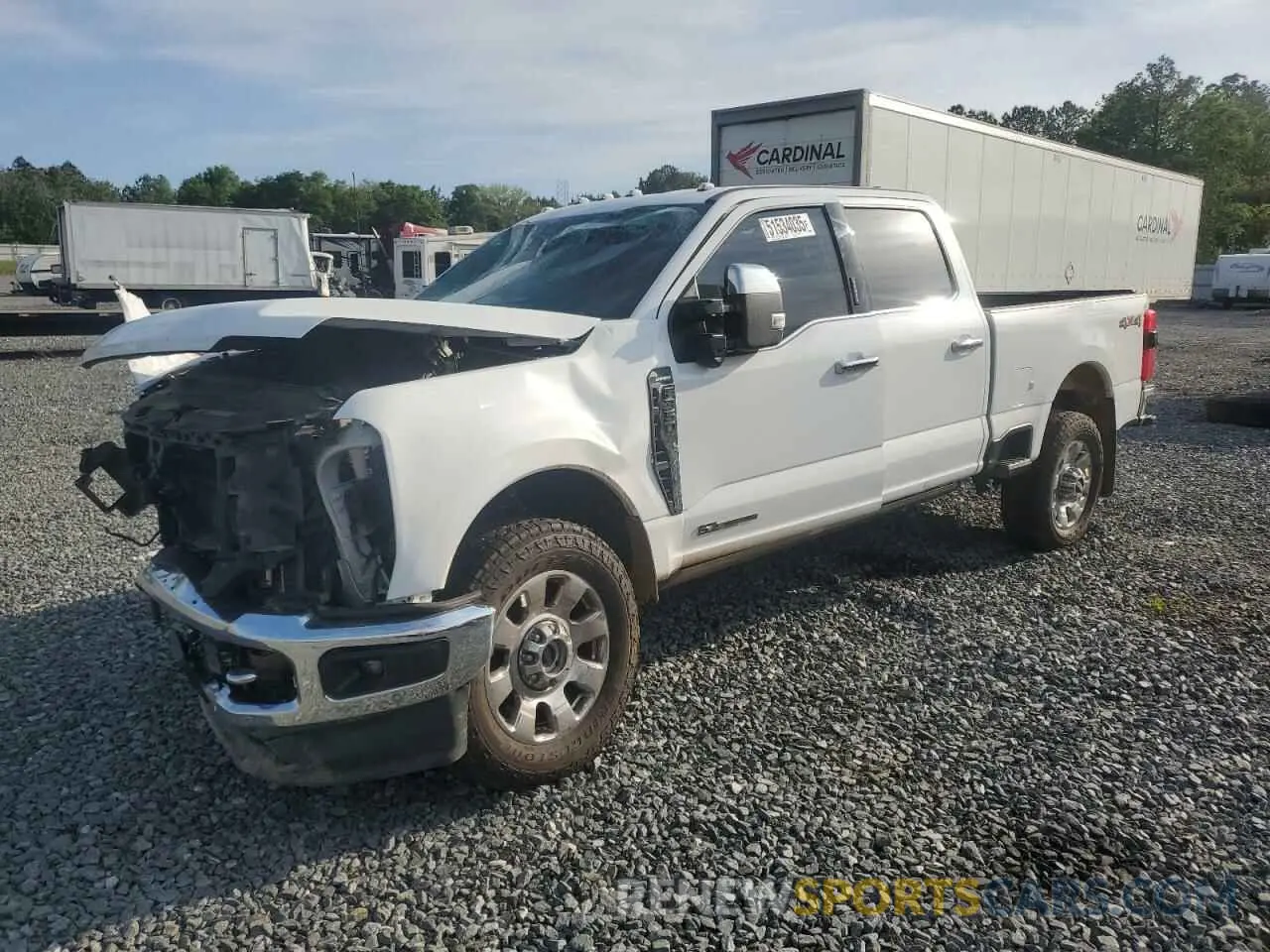 1 Photograph of a damaged car 1FT8W3BT9PED09893 FORD F350 2023