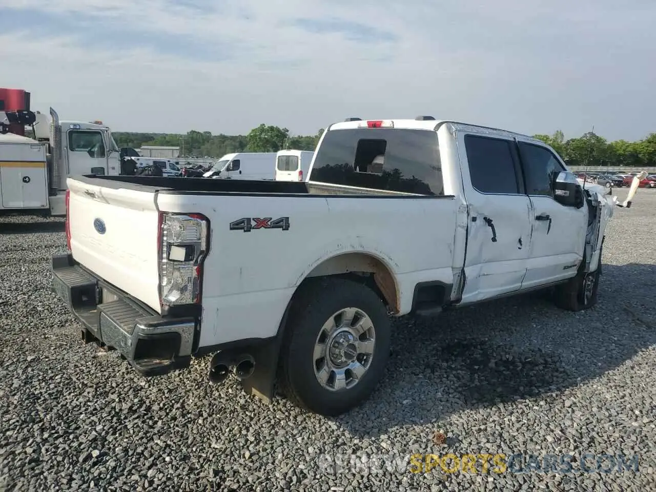 3 Photograph of a damaged car 1FT8W3BT9PED09893 FORD F350 2023