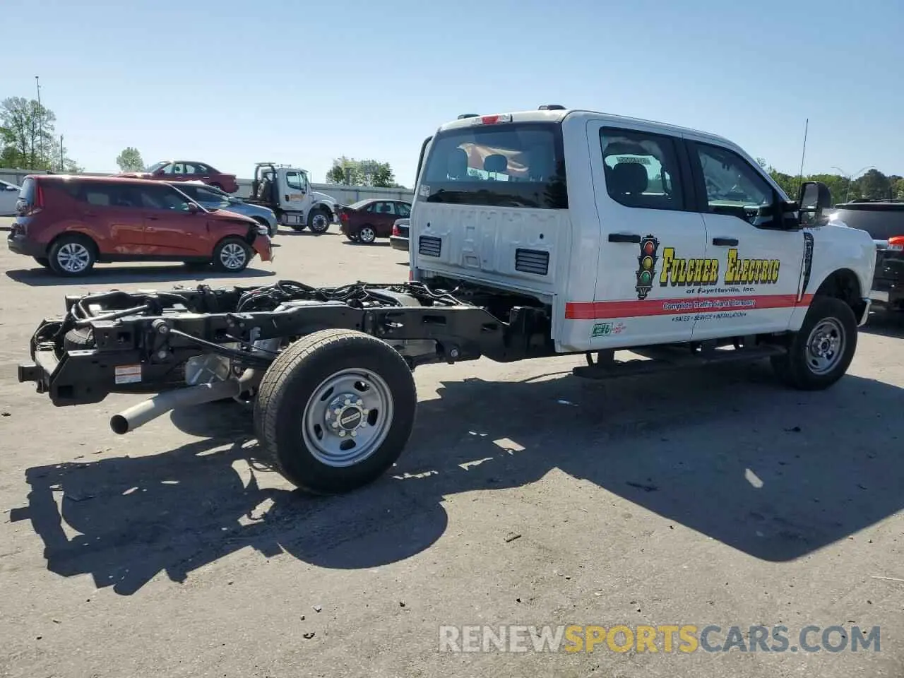 3 Photograph of a damaged car 1FT8W3BA6REF21510 FORD F350 2024