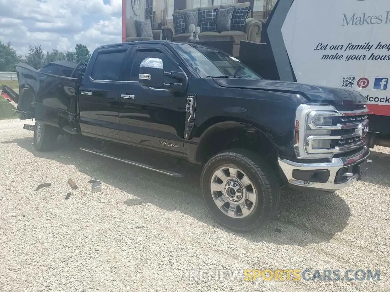 4 Photograph of a damaged car 1FT8W3BT4REC12989 FORD F350 2024
