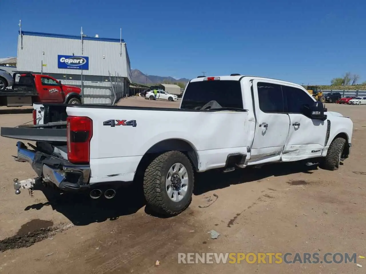 3 Photograph of a damaged car 1FT8W3BT4RED54128 FORD F350 2024