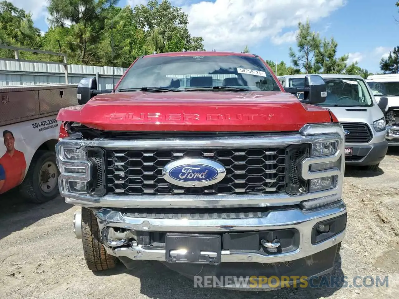 5 Photograph of a damaged car 1FT8W3DT2REF06548 FORD F350 2024