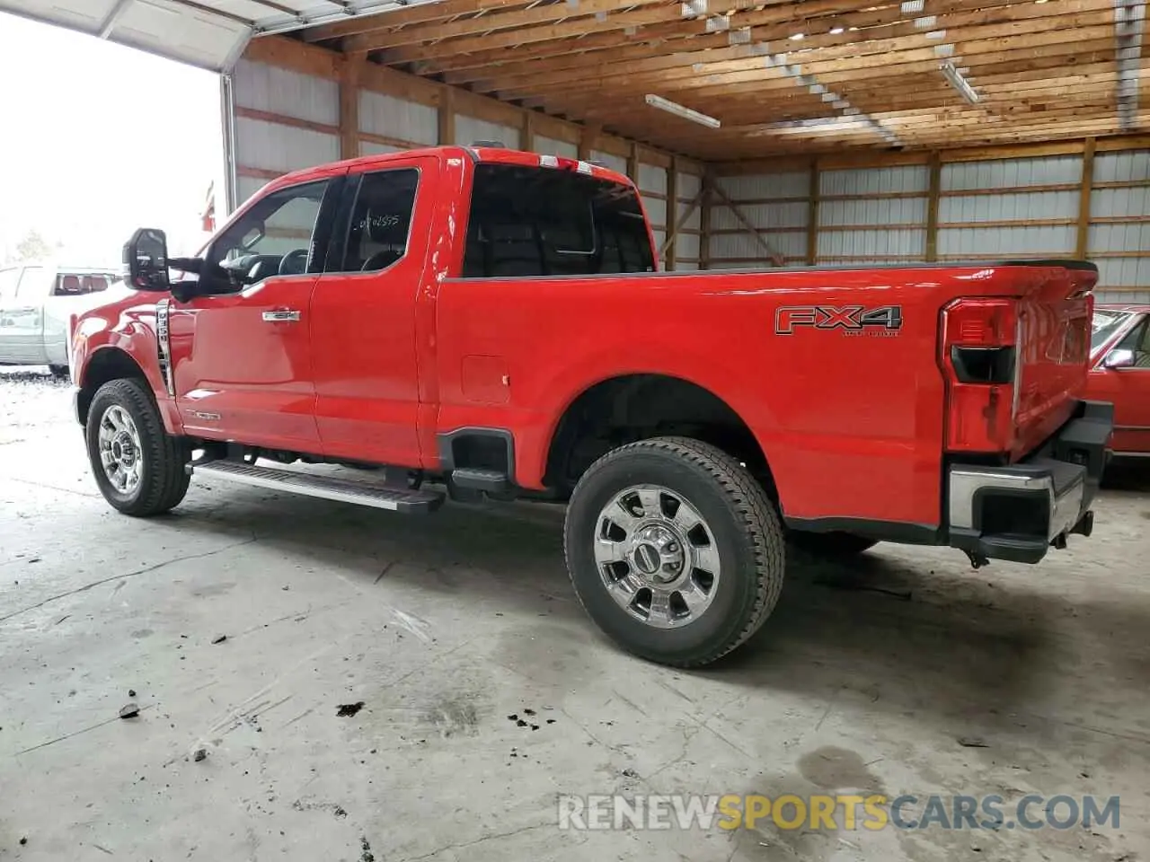 2 Photograph of a damaged car 1FT8X3BM1RED45148 FORD F350 2024