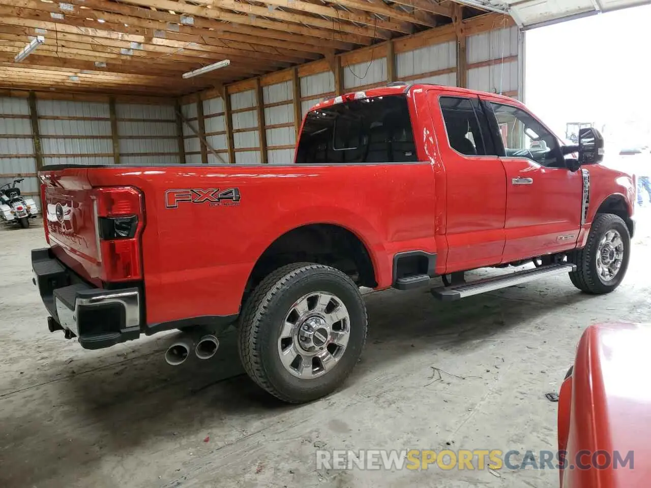 3 Photograph of a damaged car 1FT8X3BM1RED45148 FORD F350 2024