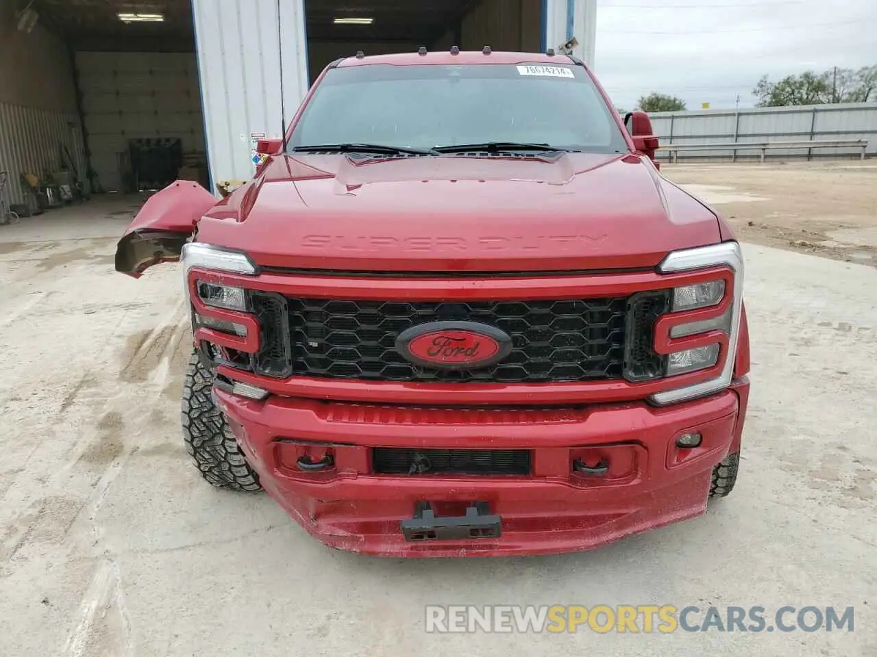5 Photograph of a damaged car 1FT8W4DT8REC05689 FORD F450 2024