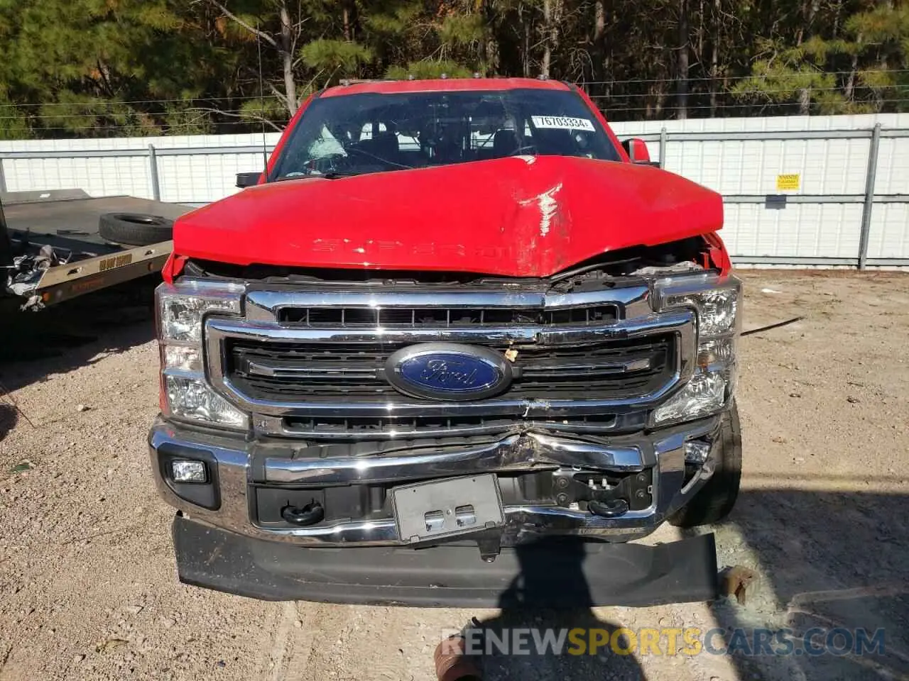 5 Photograph of a damaged car 1FD0W5HT8NEE69045 FORD F550 2022