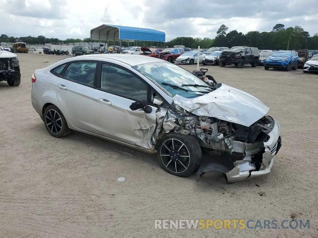 4 Photograph of a damaged car 3FADP4BJ0KM153039 FORD FIESTA 2019