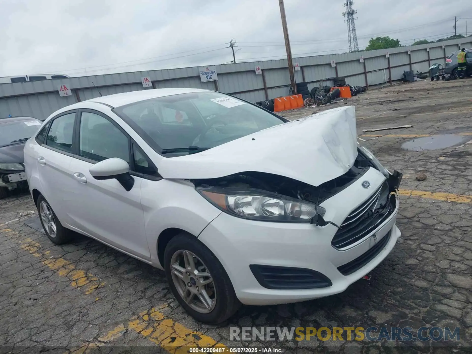 1 Photograph of a damaged car 3FADP4BJ0KM154255 FORD FIESTA 2019