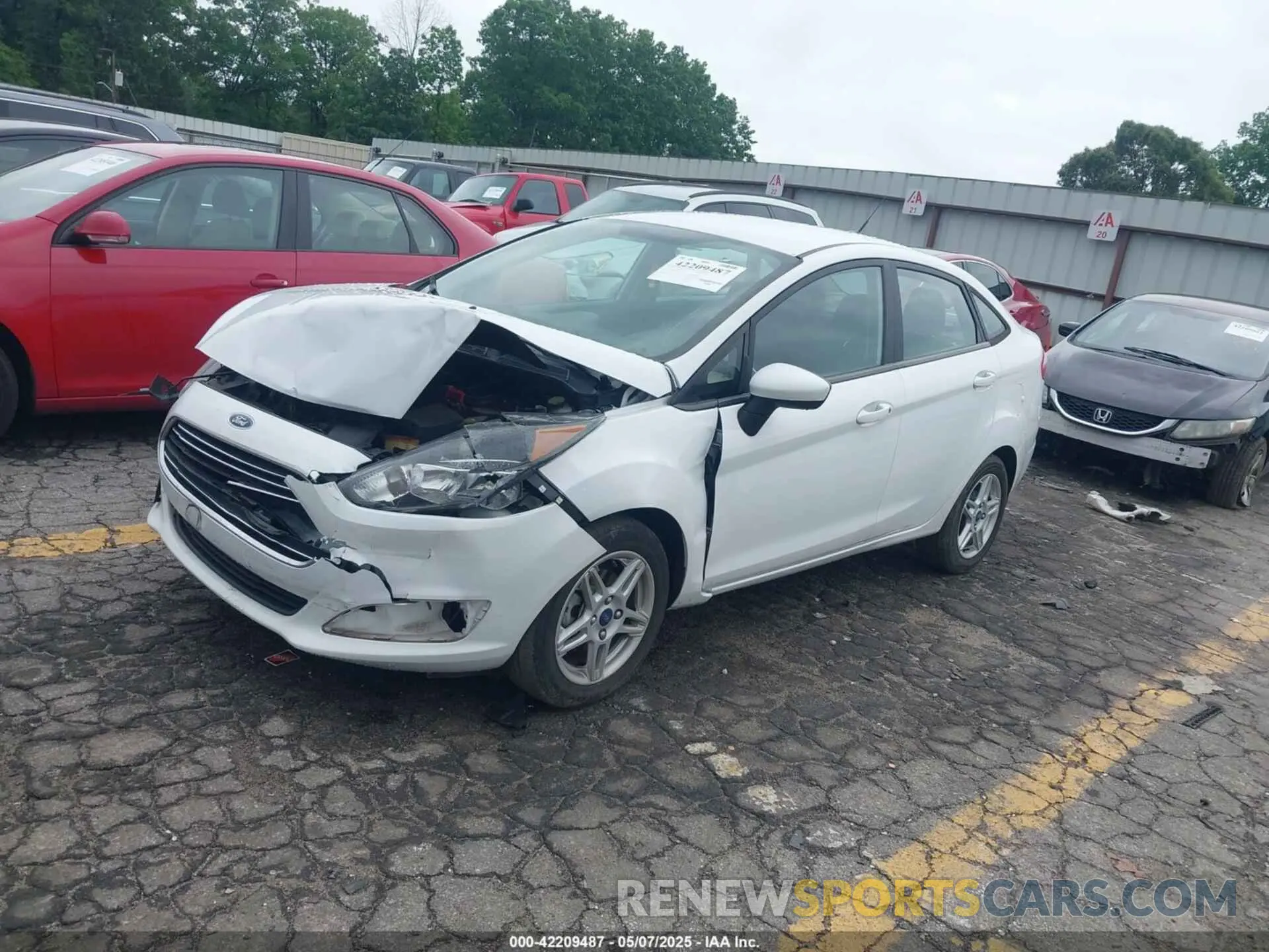 2 Photograph of a damaged car 3FADP4BJ0KM154255 FORD FIESTA 2019