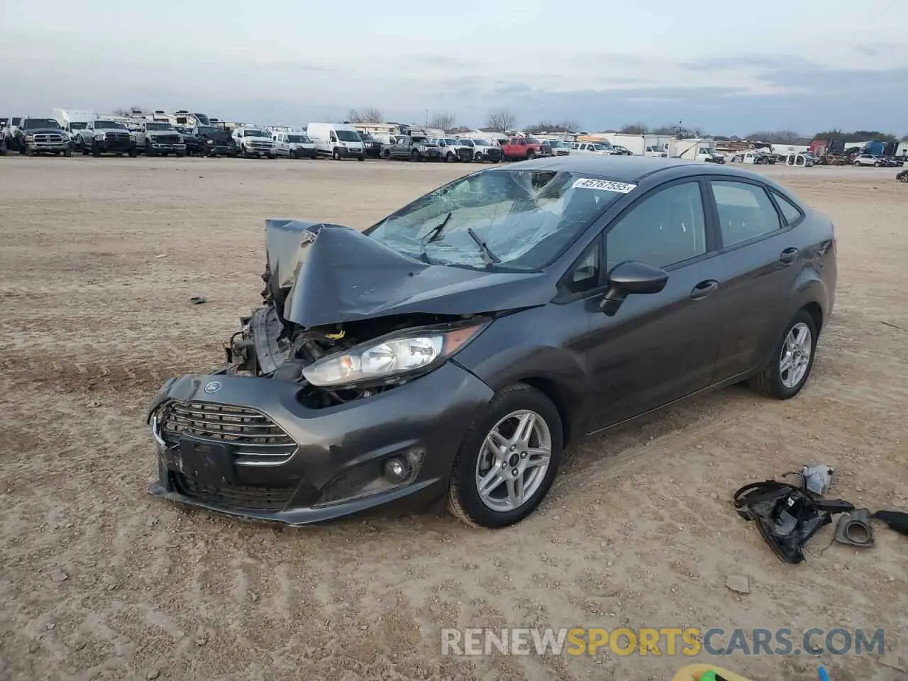 1 Photograph of a damaged car 3FADP4BJ0KM165661 FORD FIESTA 2019