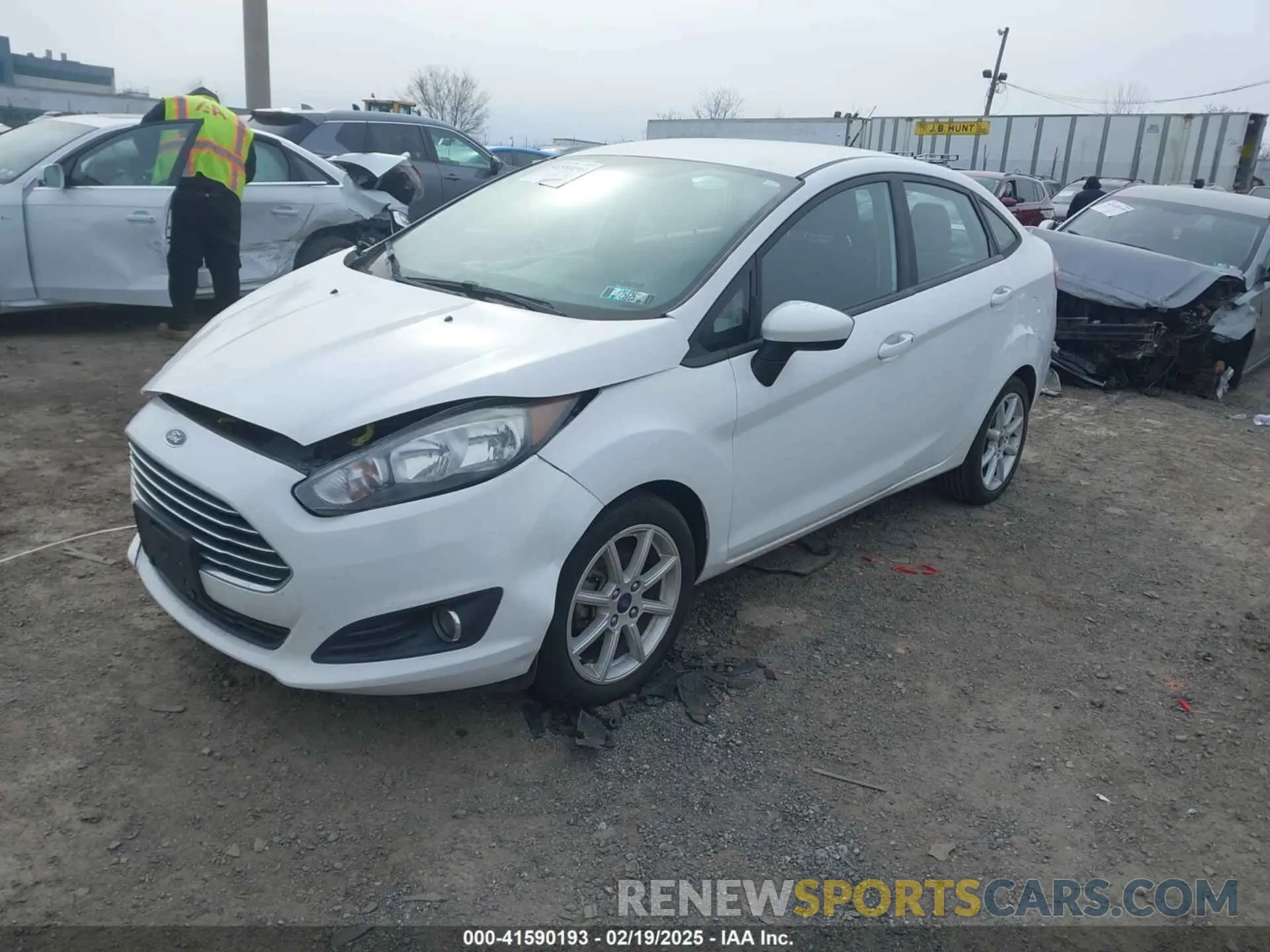 2 Photograph of a damaged car 3FADP4BJ1KM133091 FORD FIESTA 2019