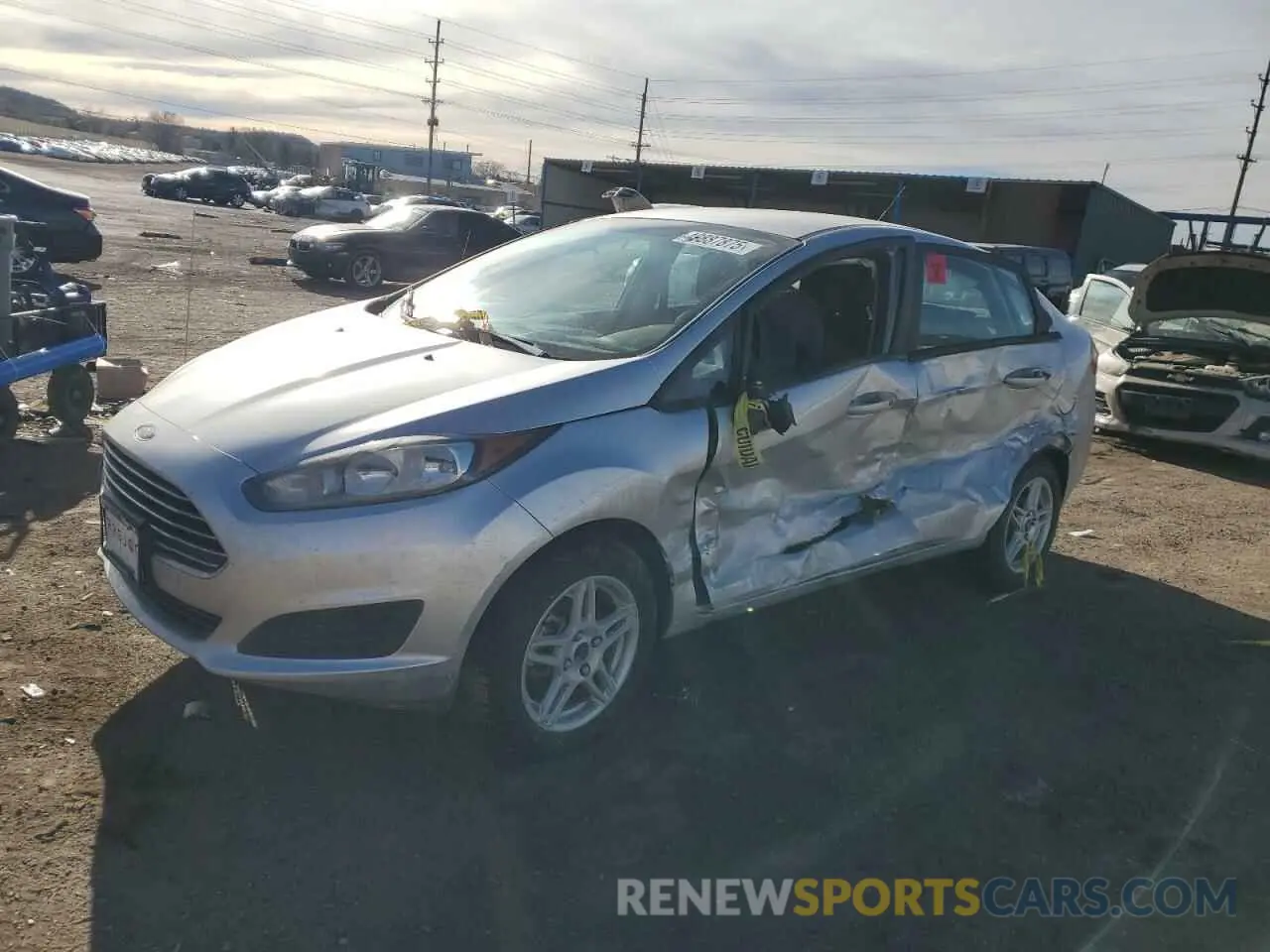 1 Photograph of a damaged car 3FADP4BJ2KM118373 FORD FIESTA 2019