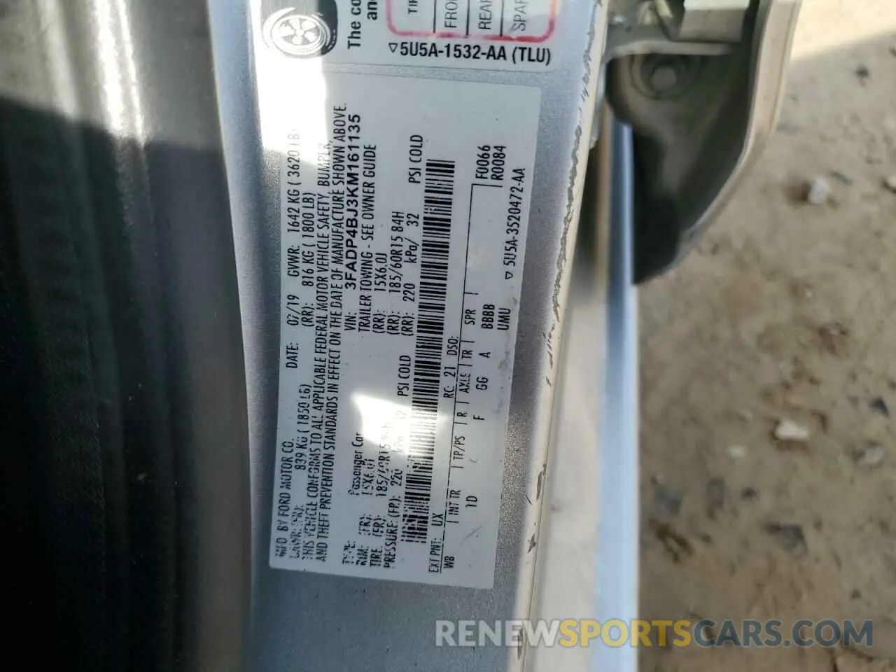 12 Photograph of a damaged car 3FADP4BJ3KM161135 FORD FIESTA 2019