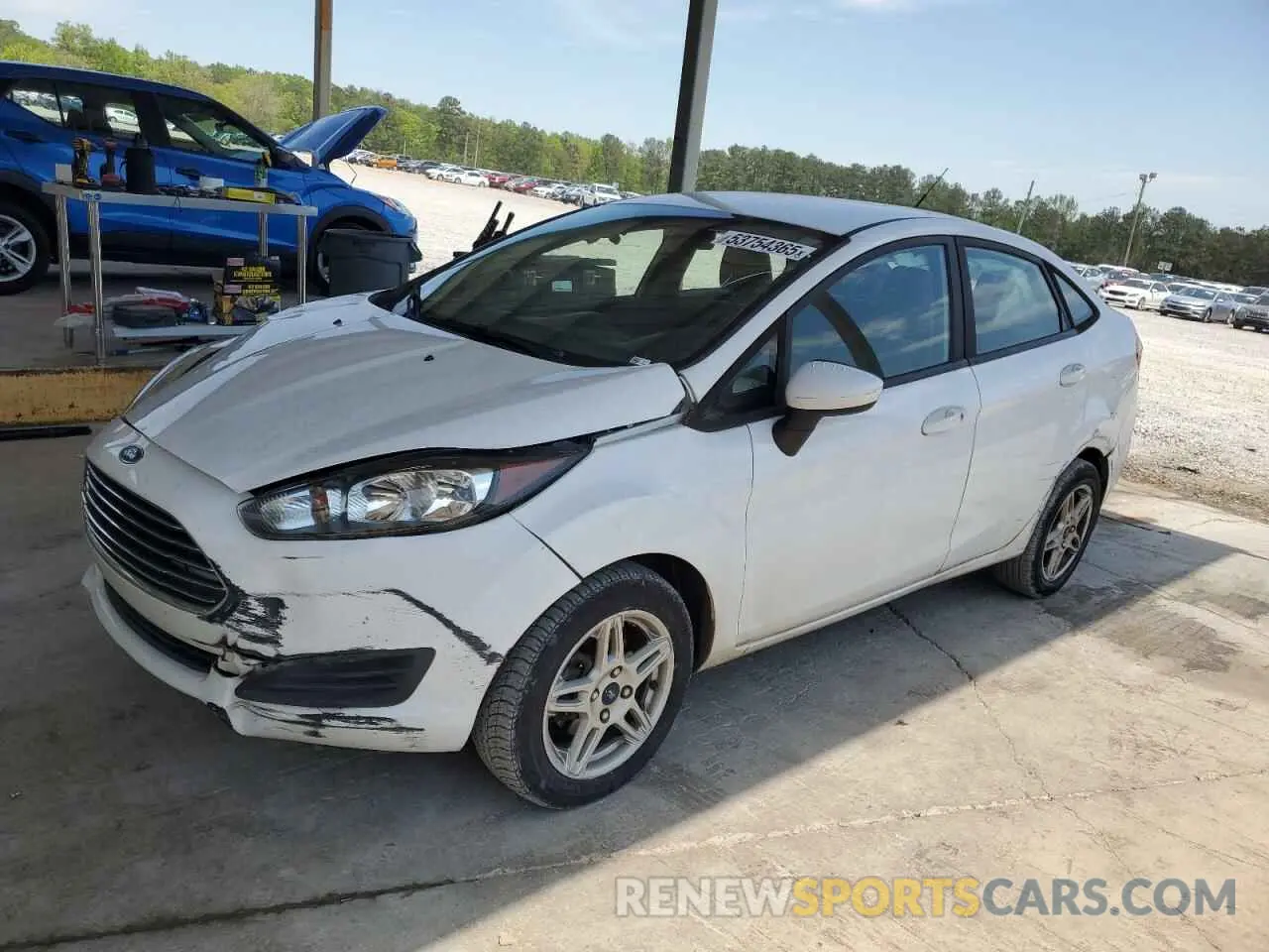 1 Photograph of a damaged car 3FADP4BJ4KM103809 FORD FIESTA 2019