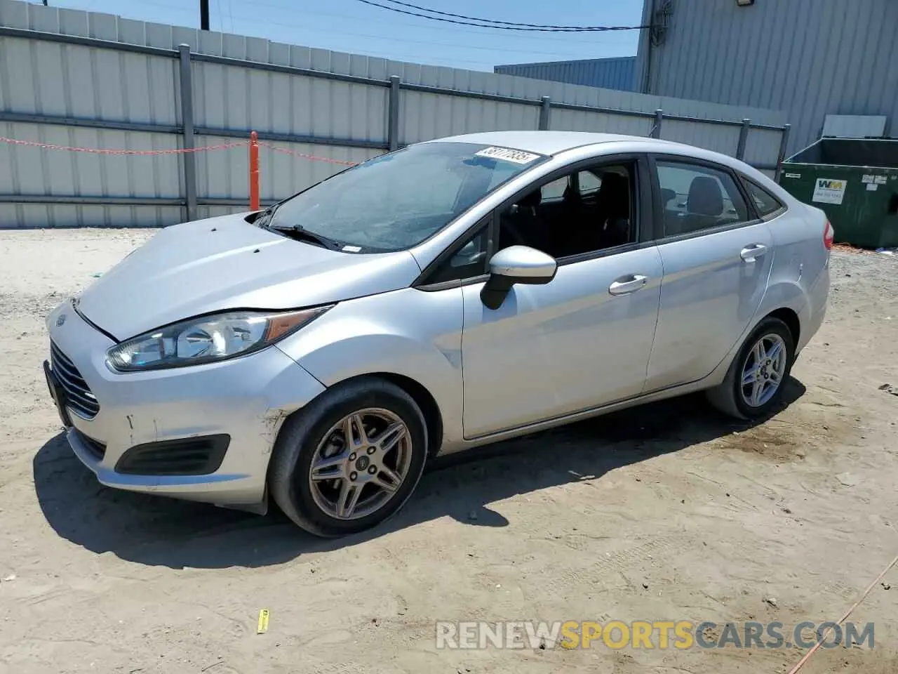 1 Photograph of a damaged car 3FADP4BJ4KM138804 FORD FIESTA 2019