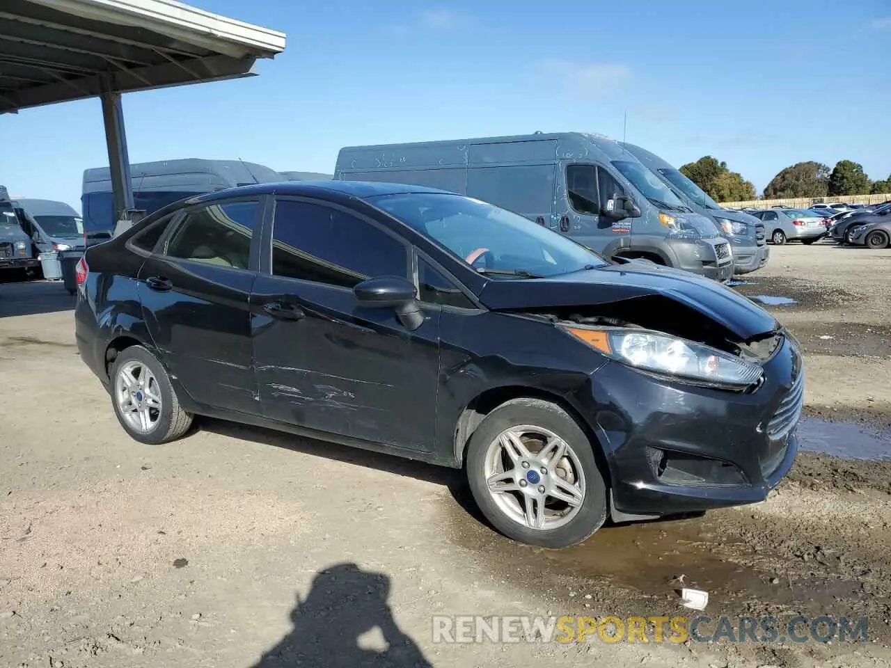 4 Photograph of a damaged car 3FADP4BJ7KM137873 FORD FIESTA 2019