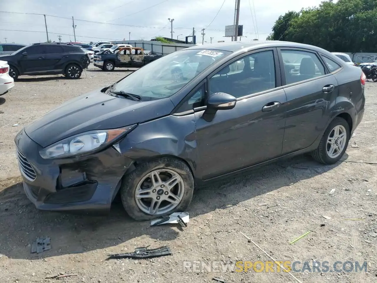 1 Photograph of a damaged car 3FADP4BJ7KM158061 FORD FIESTA 2019