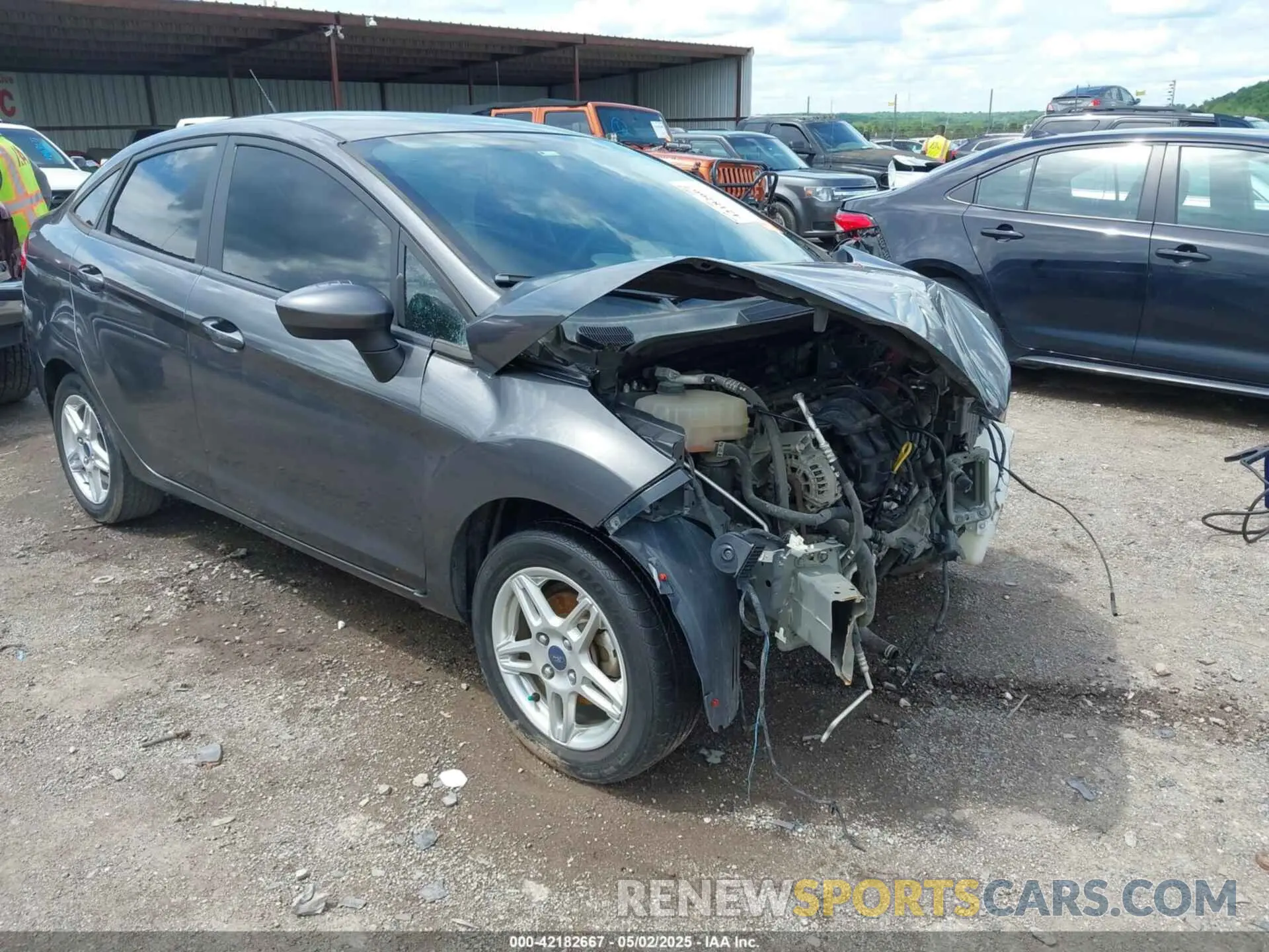 1 Photograph of a damaged car 3FADP4BJ7KM163096 FORD FIESTA 2019