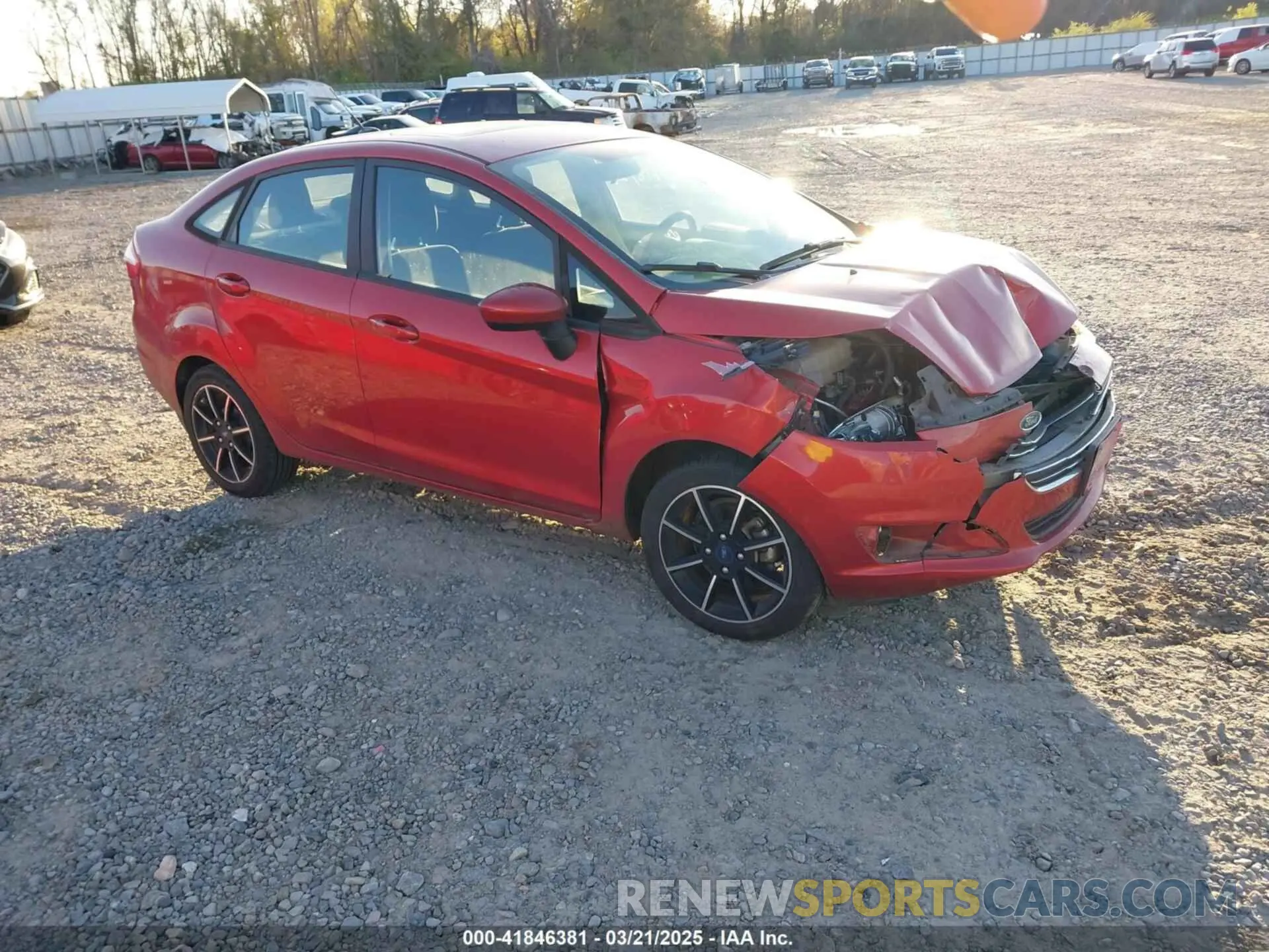 1 Photograph of a damaged car 3FADP4BJ7KM164586 FORD FIESTA 2019