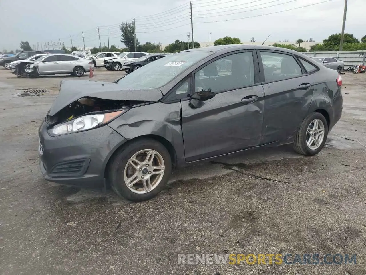 1 Photograph of a damaged car 3FADP4BJ9KM119486 FORD FIESTA 2019