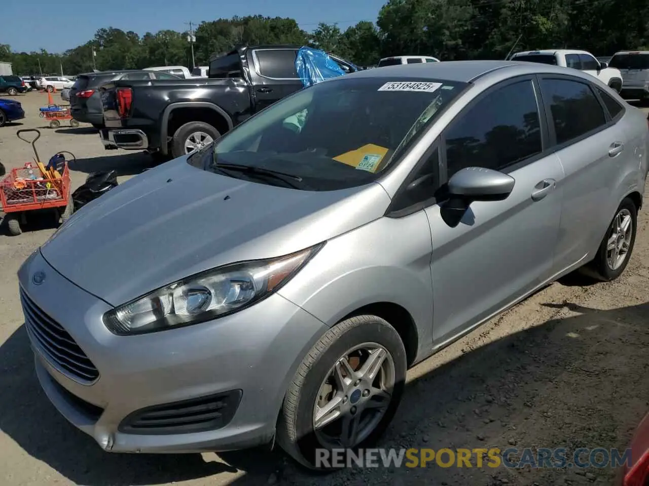 1 Photograph of a damaged car 3FADP4BJXKM123806 FORD FIESTA 2019