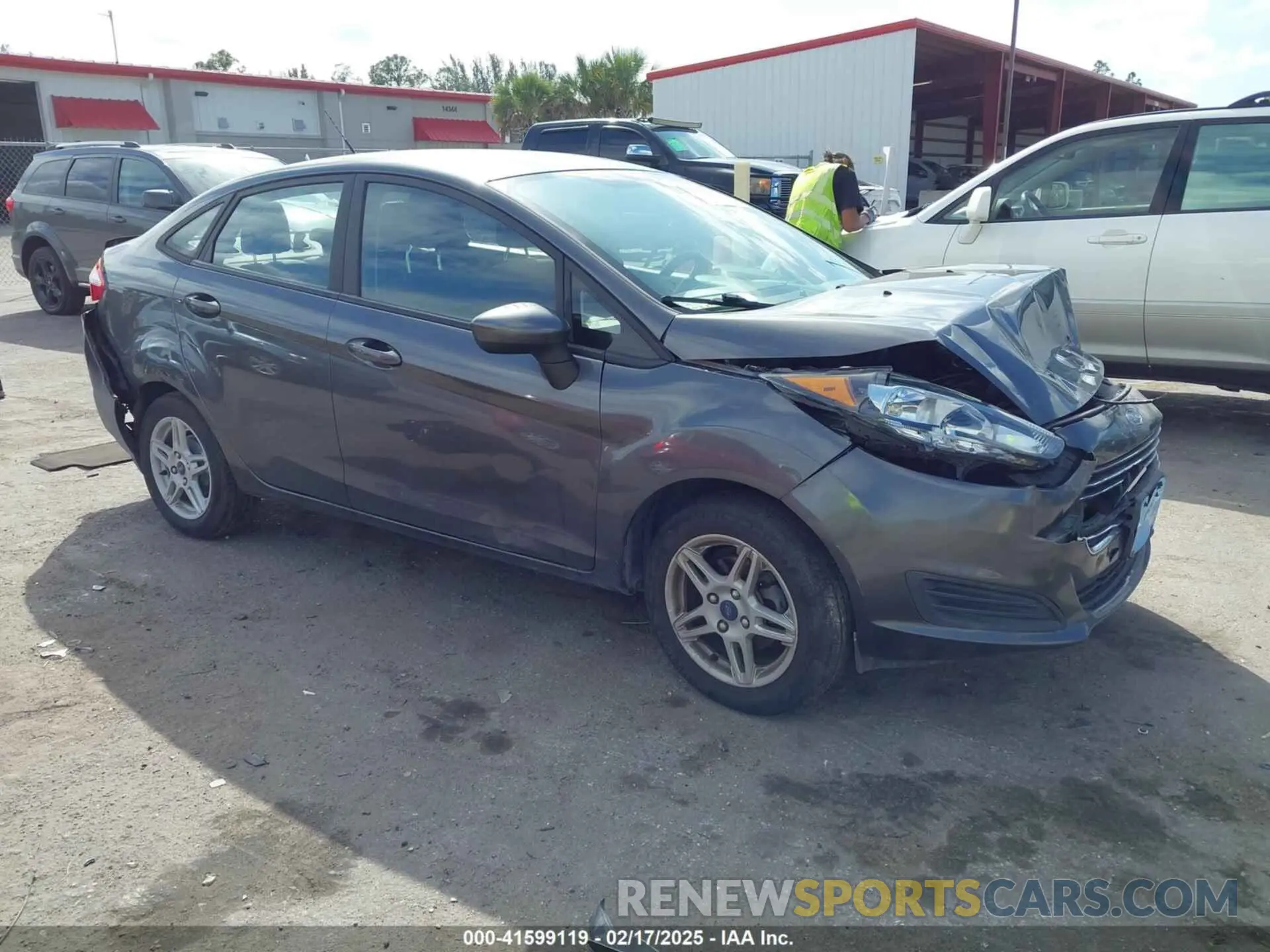 1 Photograph of a damaged car 3FADP4BJXKM131744 FORD FIESTA 2019