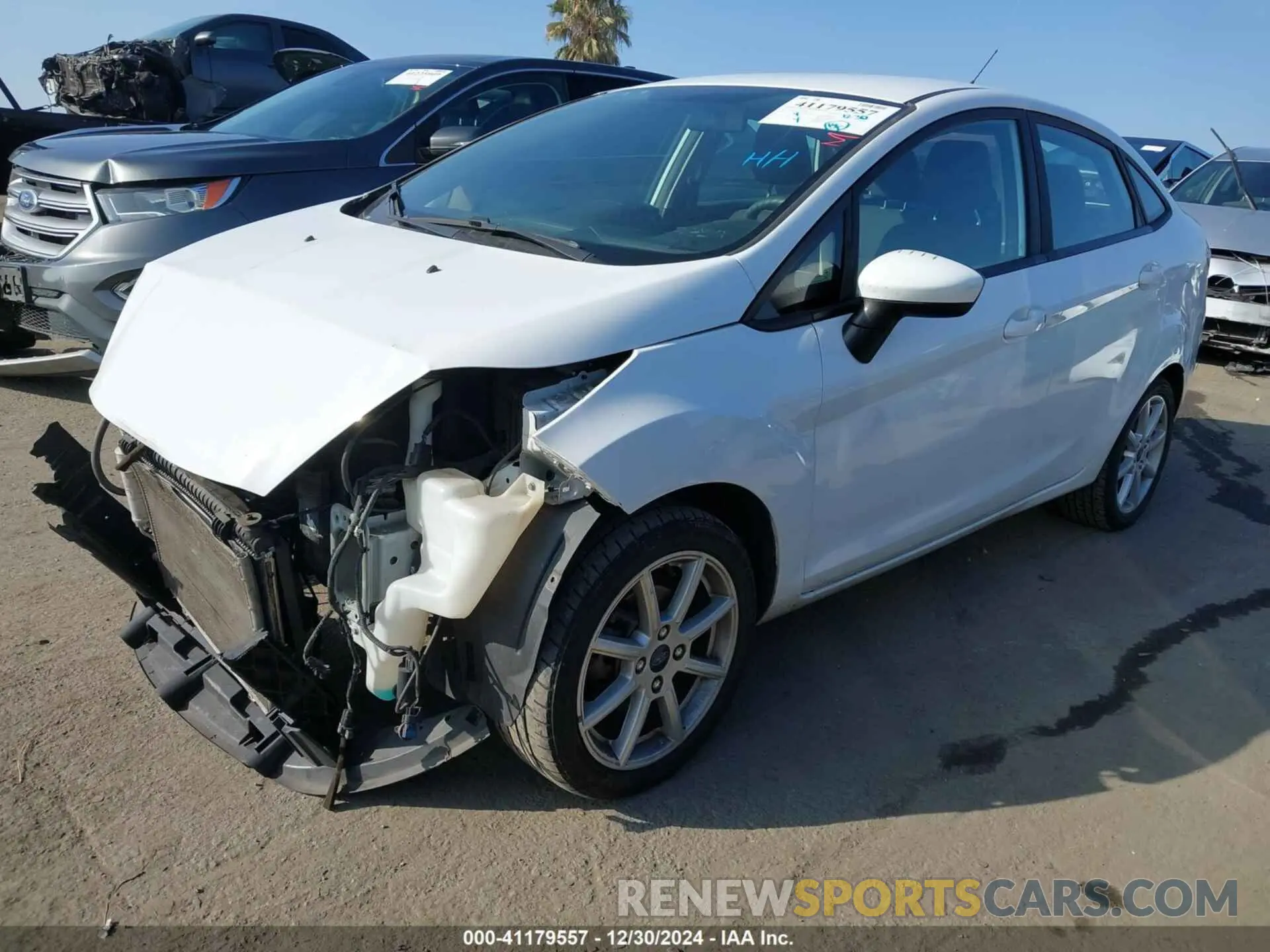2 Photograph of a damaged car 3FADP4BJXKM134062 FORD FIESTA 2019