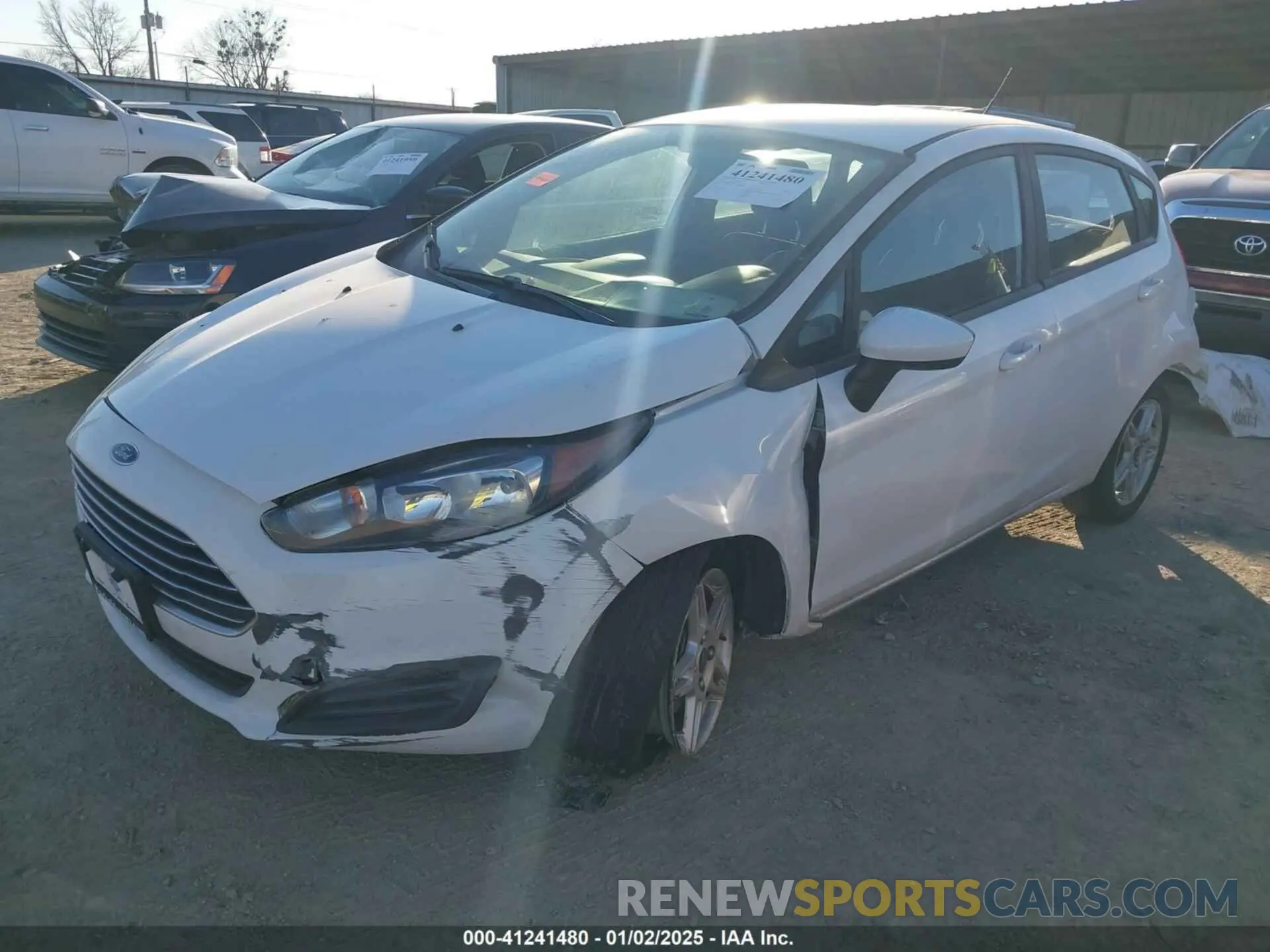 2 Photograph of a damaged car 3FADP4EJ1KM156883 FORD FIESTA 2019