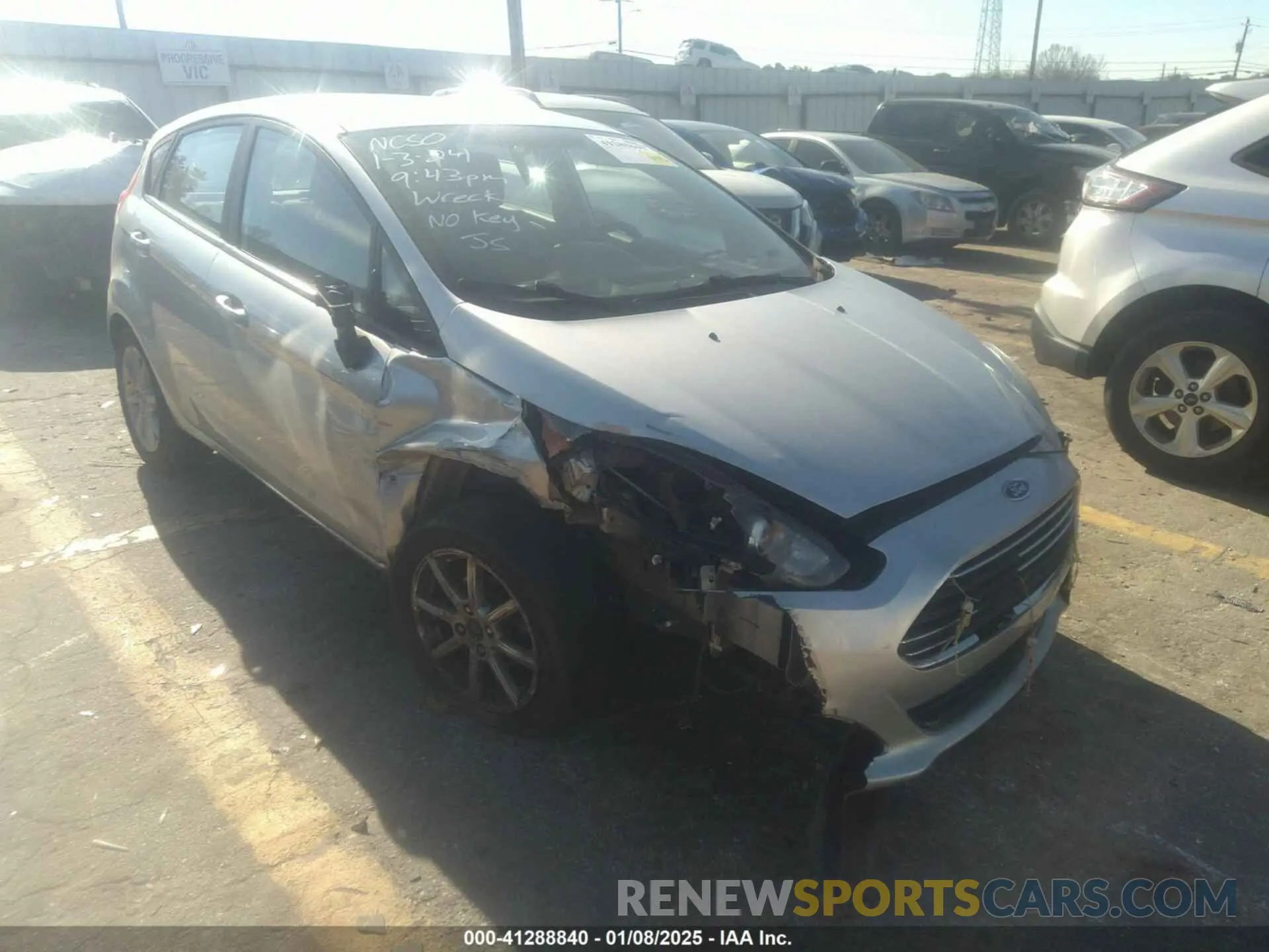 1 Photograph of a damaged car 3FADP4EJ2KM123973 FORD FIESTA 2019