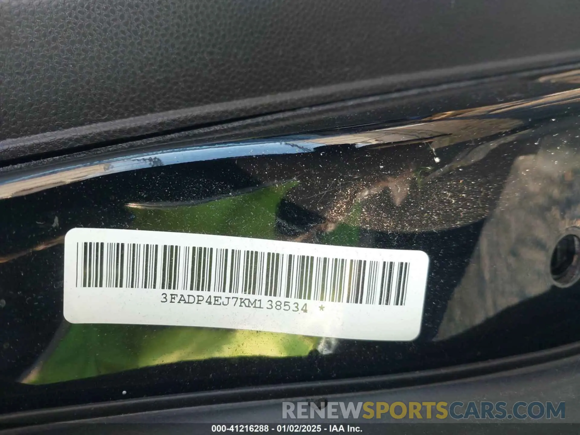 9 Photograph of a damaged car 3FADP4EJ7KM138534 FORD FIESTA 2019
