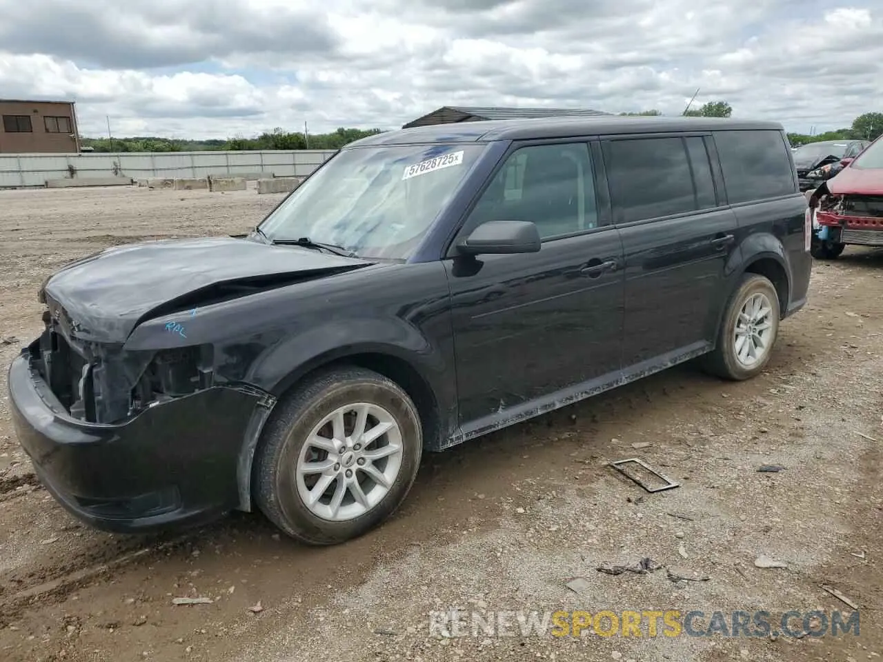 1 Photograph of a damaged car 2FMGK5B80KBA24756 FORD FLEX 2019