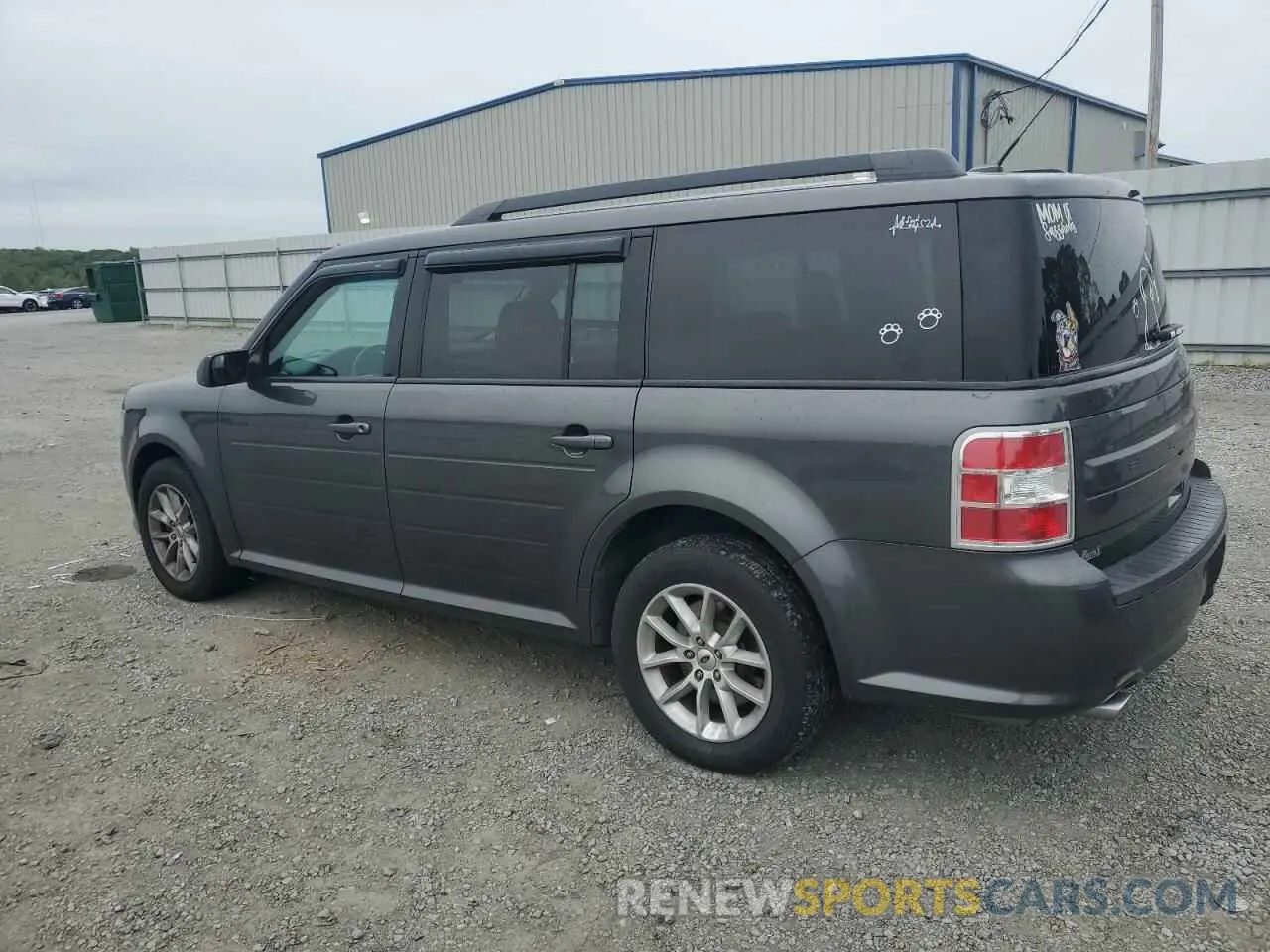 2 Photograph of a damaged car 2FMGK5B86KBA37141 FORD FLEX 2019