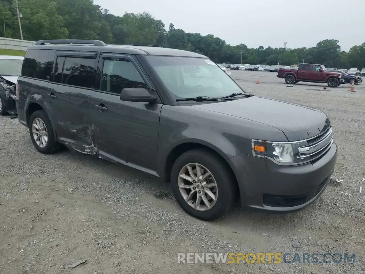 4 Photograph of a damaged car 2FMGK5B86KBA37141 FORD FLEX 2019