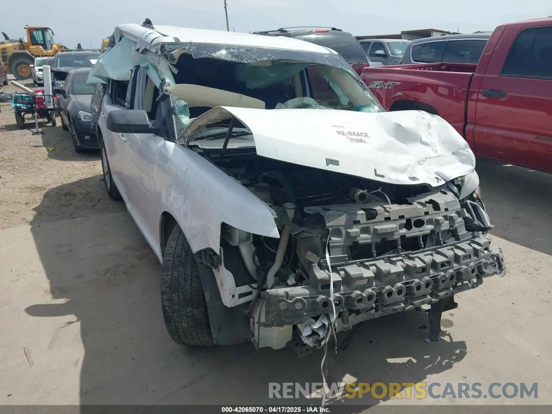 1 Photograph of a damaged car 2FMGK5B8XKBA00710 FORD FLEX 2019