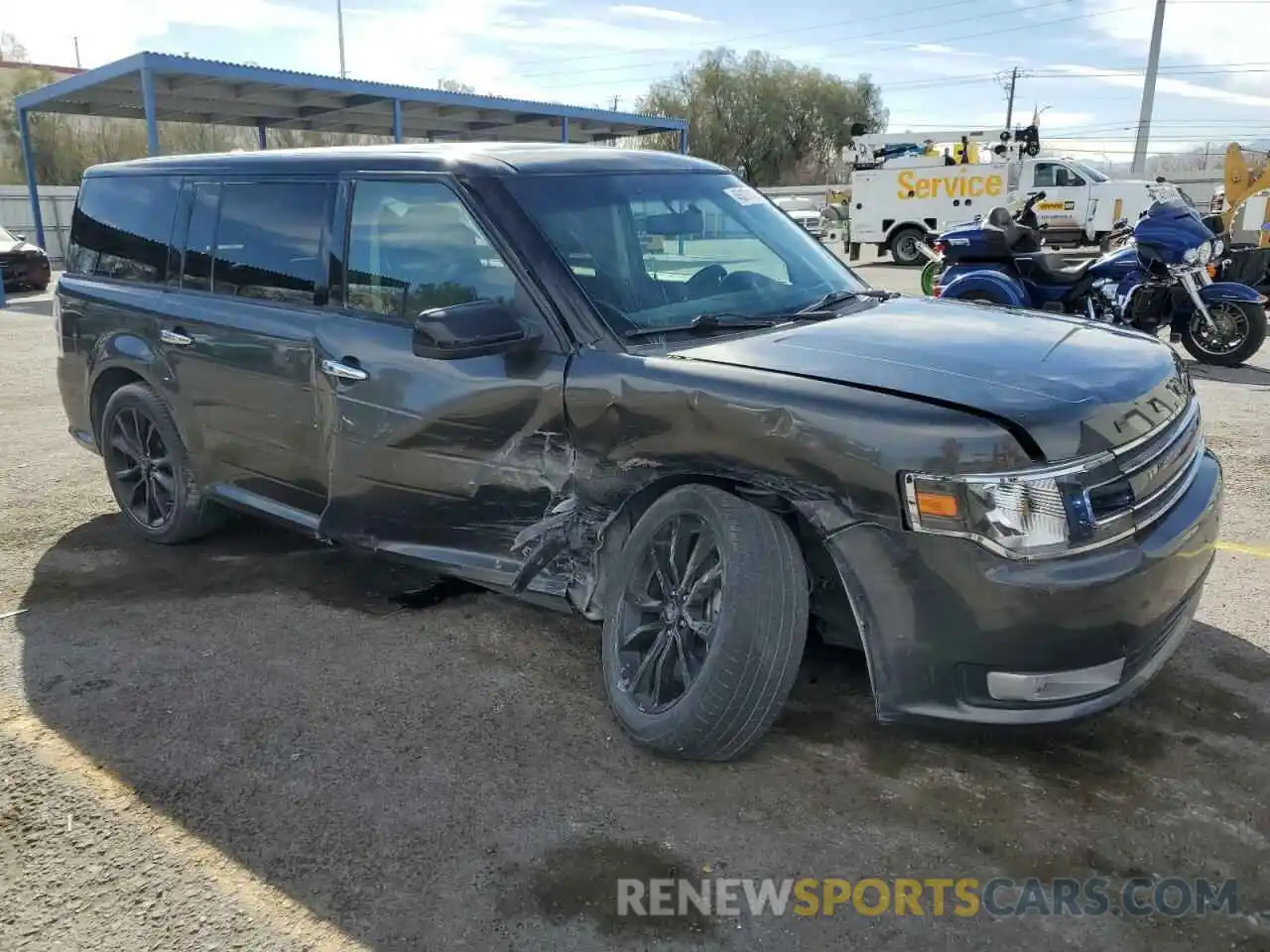 4 Photograph of a damaged car 2FMGK5C80KBA21368 FORD FLEX 2019