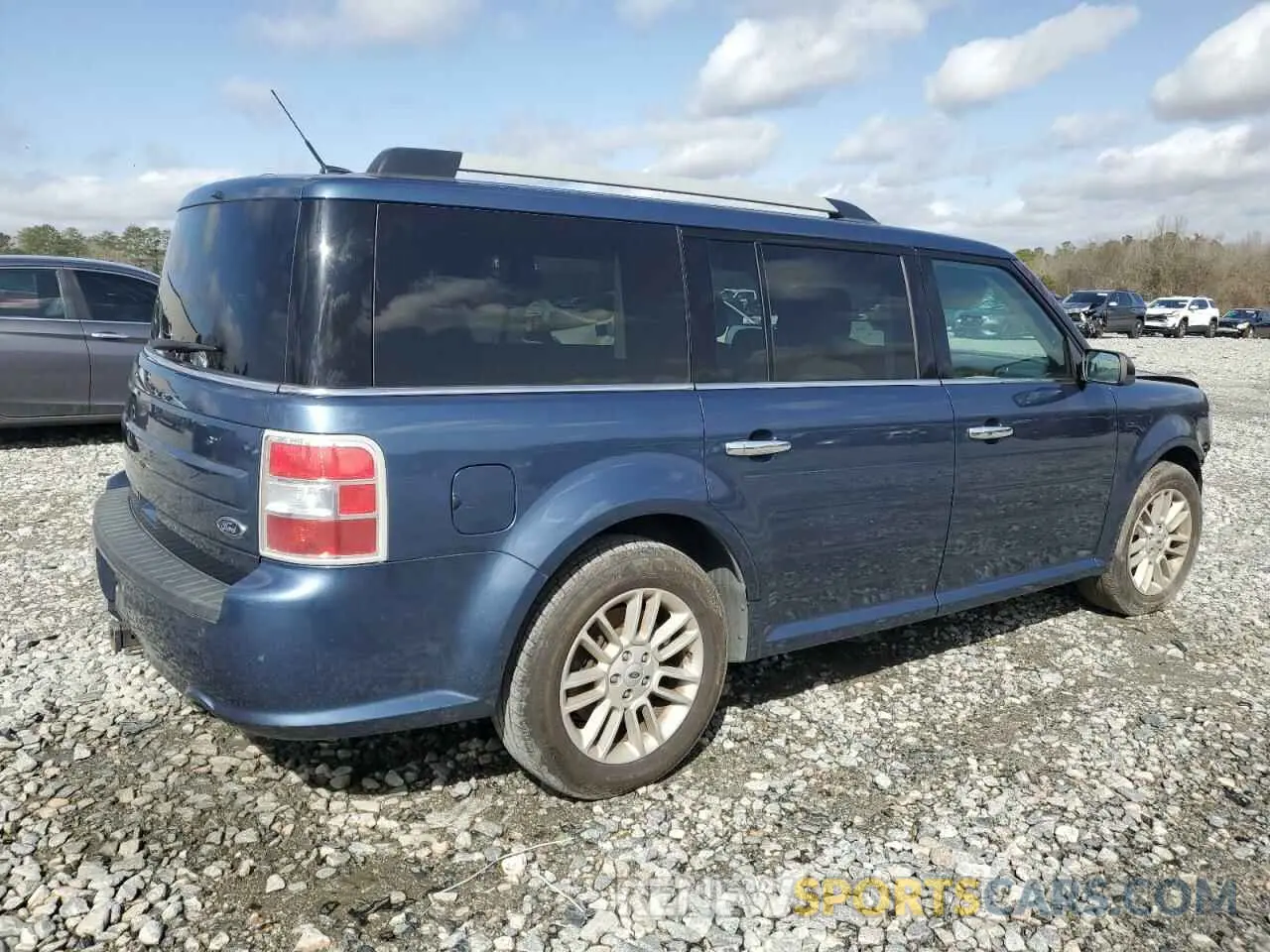 3 Photograph of a damaged car 2FMGK5C81KBA06894 FORD FLEX 2019