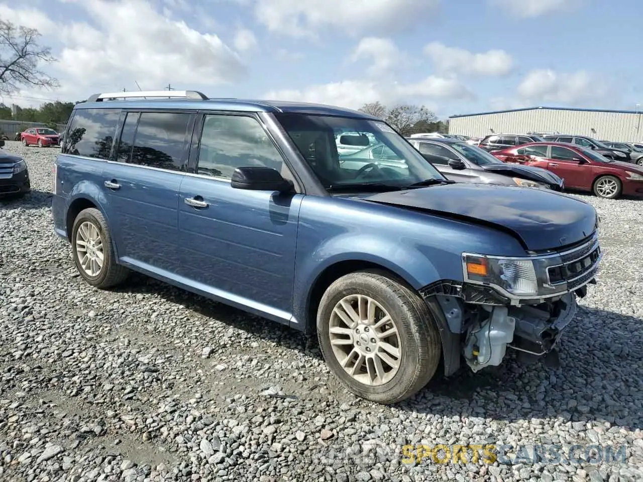 4 Photograph of a damaged car 2FMGK5C81KBA06894 FORD FLEX 2019